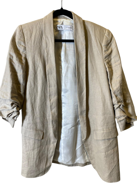 Blazer By Zara In Tan, Size: M