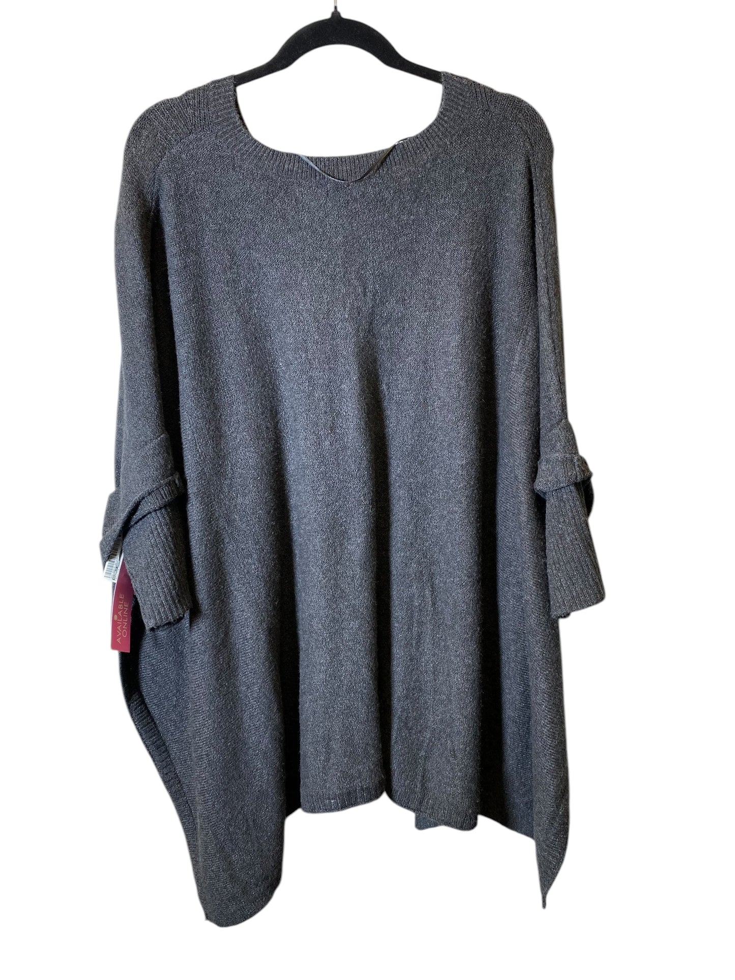 Sweater By Simply Vera In Grey, Size: Xl