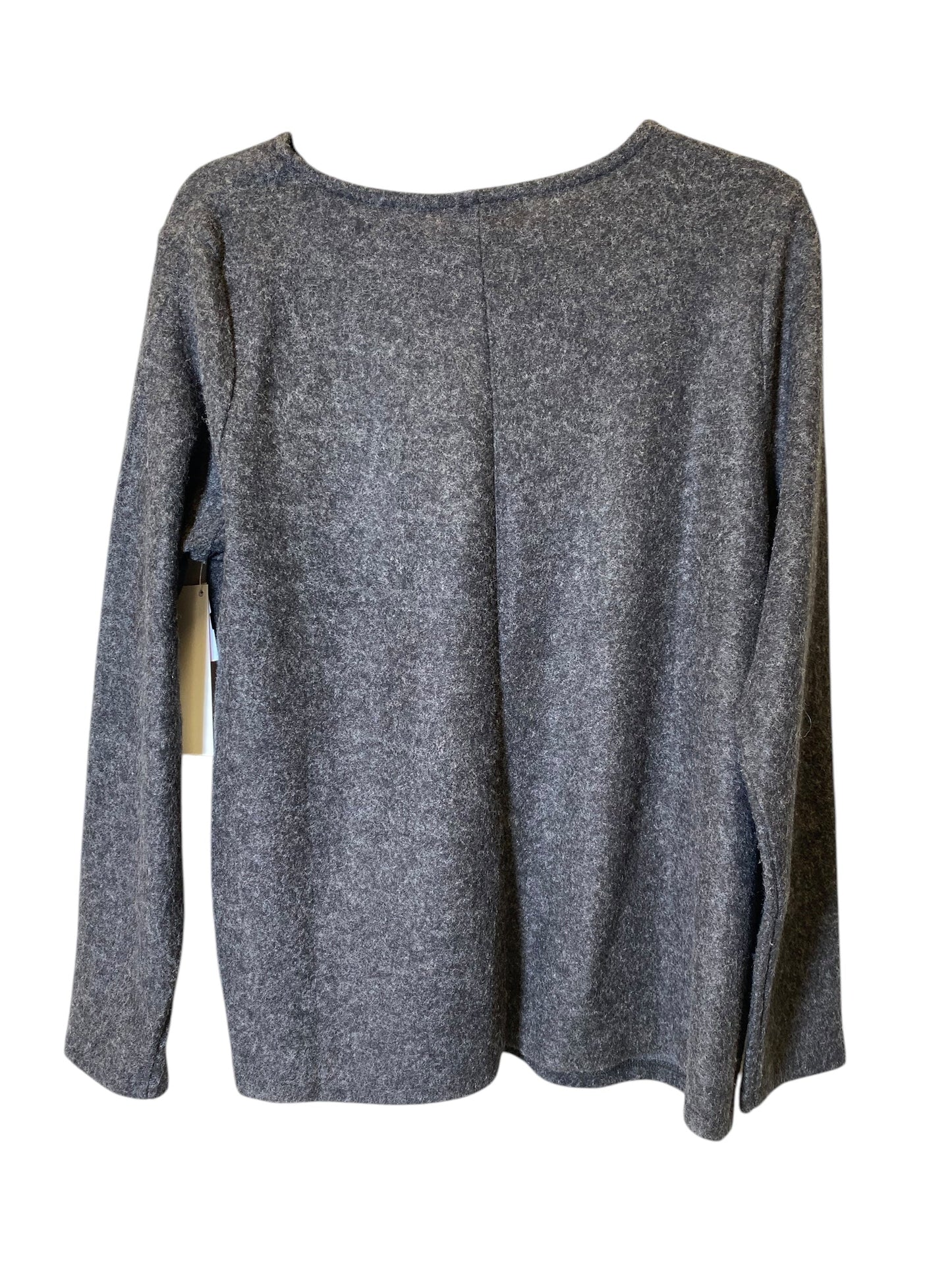 Sweater By Clothes Mentor In Grey, Size: L