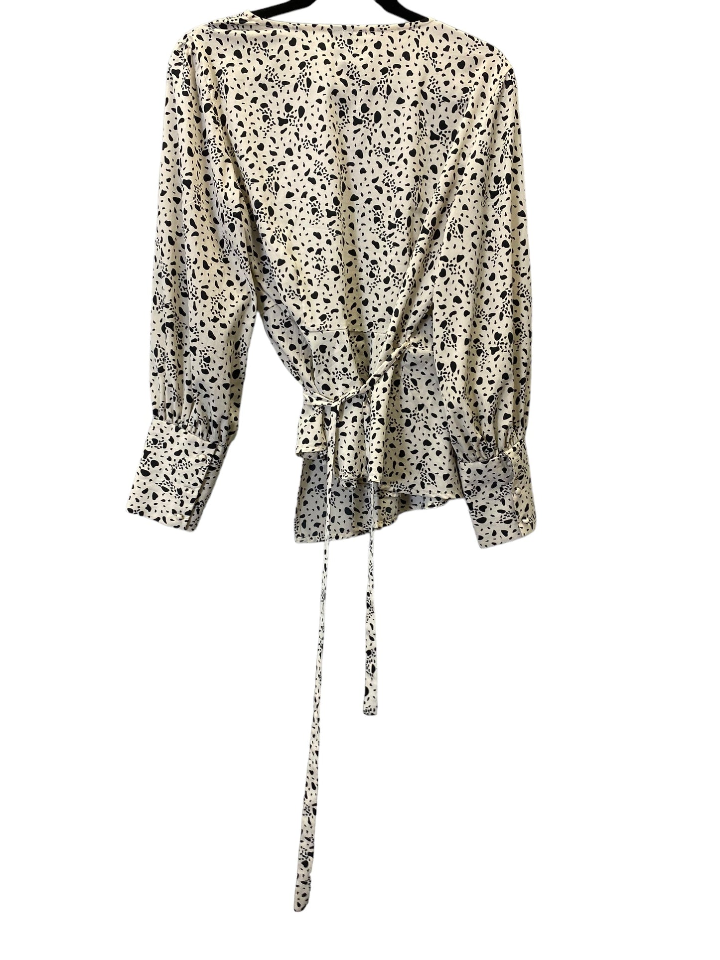 Animal Print Blouse 3/4 Sleeve Vero Moda, Size L