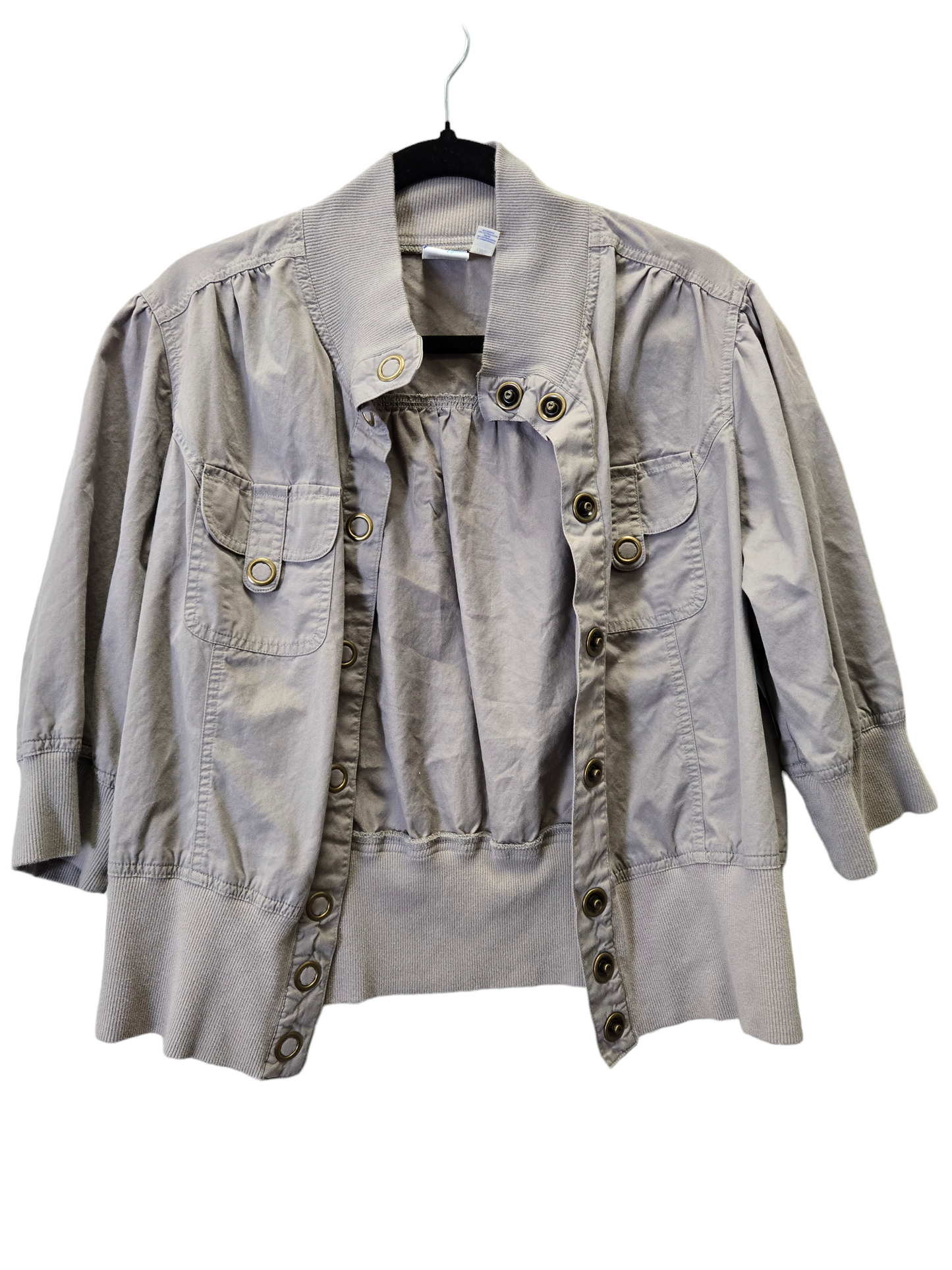 Taupe Jacket Moto Cmc, Size 1x