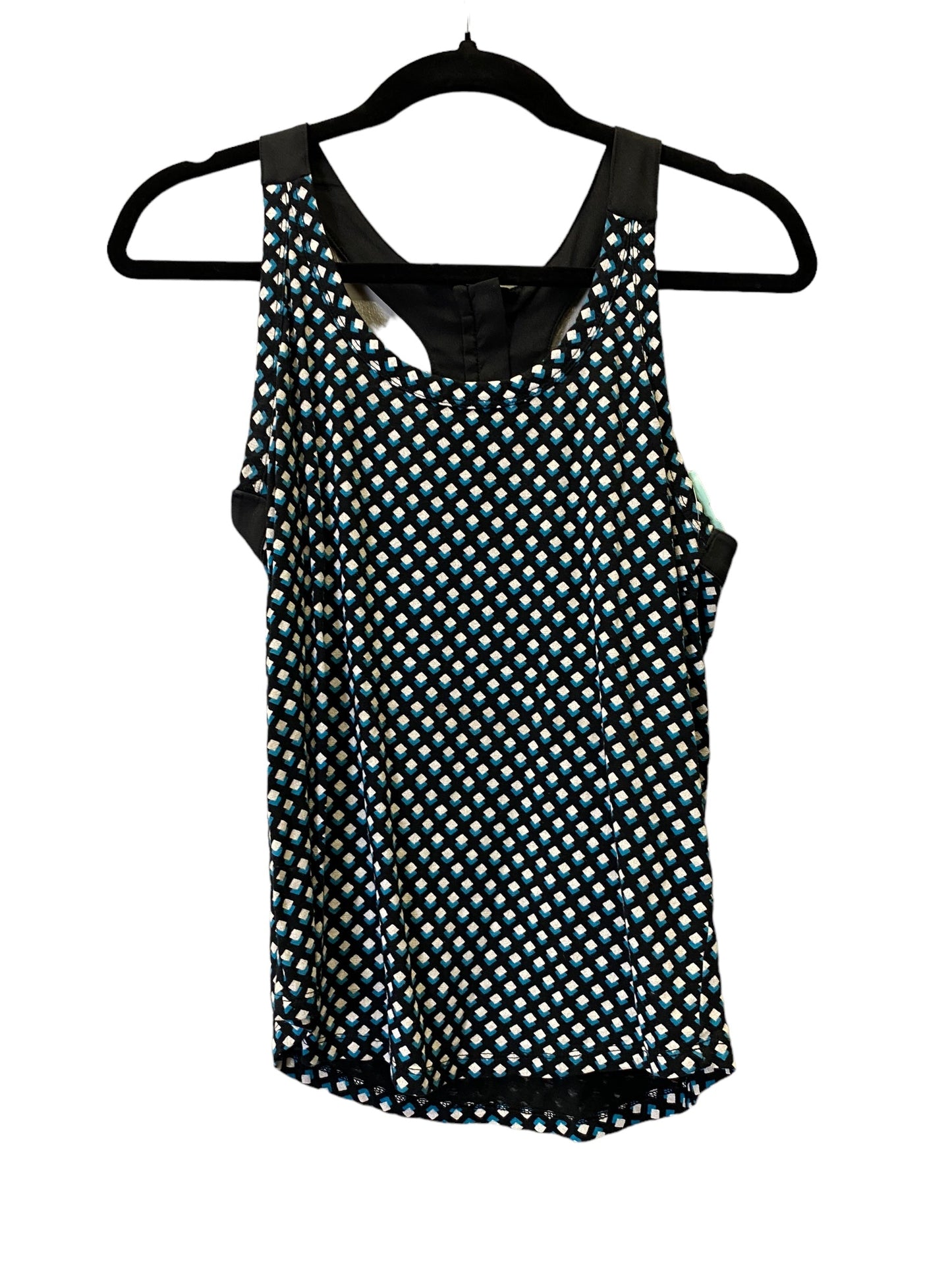 Black & Green Blouse Sleeveless Banana Republic, Size Xs