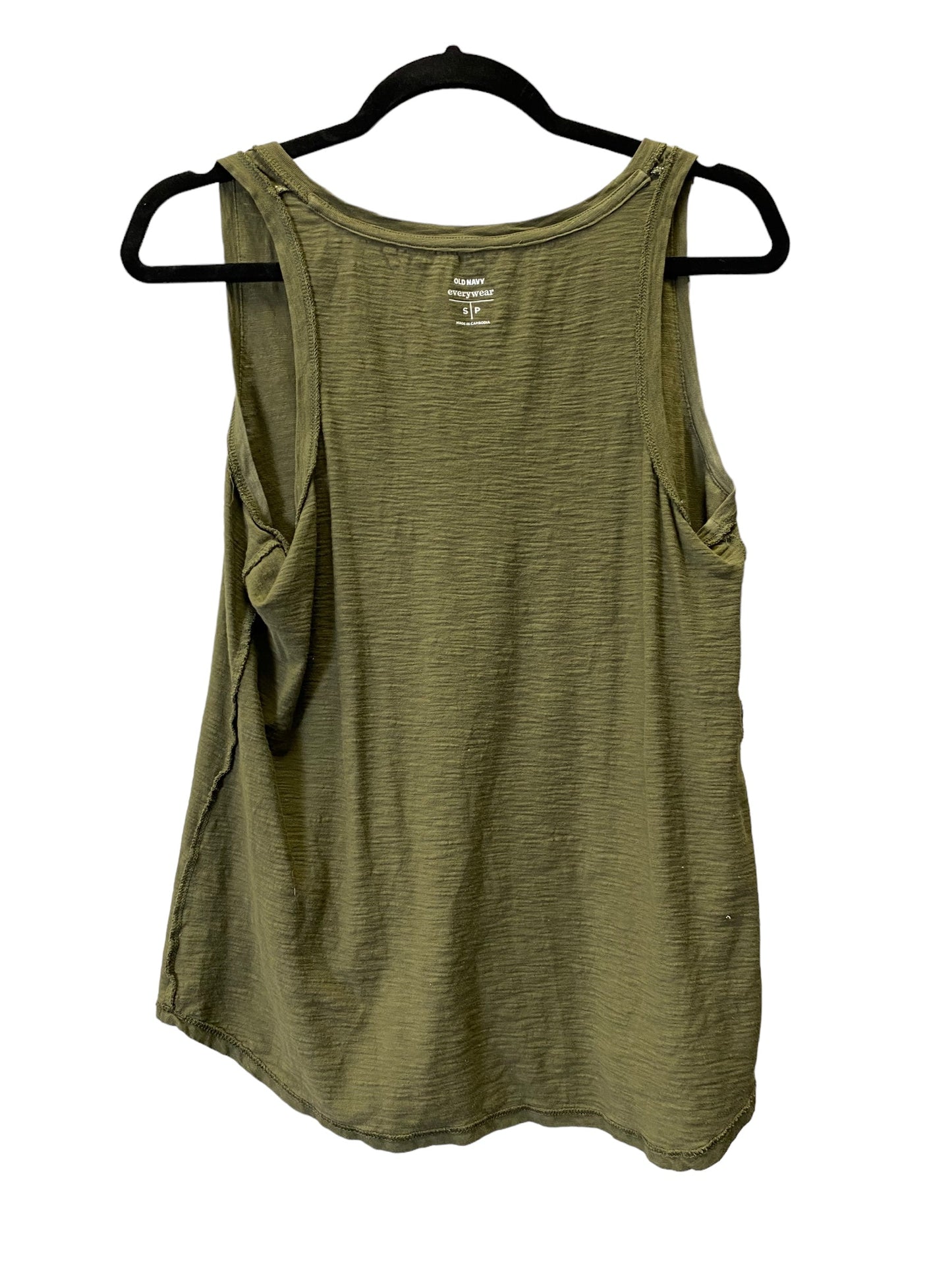 Green Top Sleeveless Old Navy, Size S