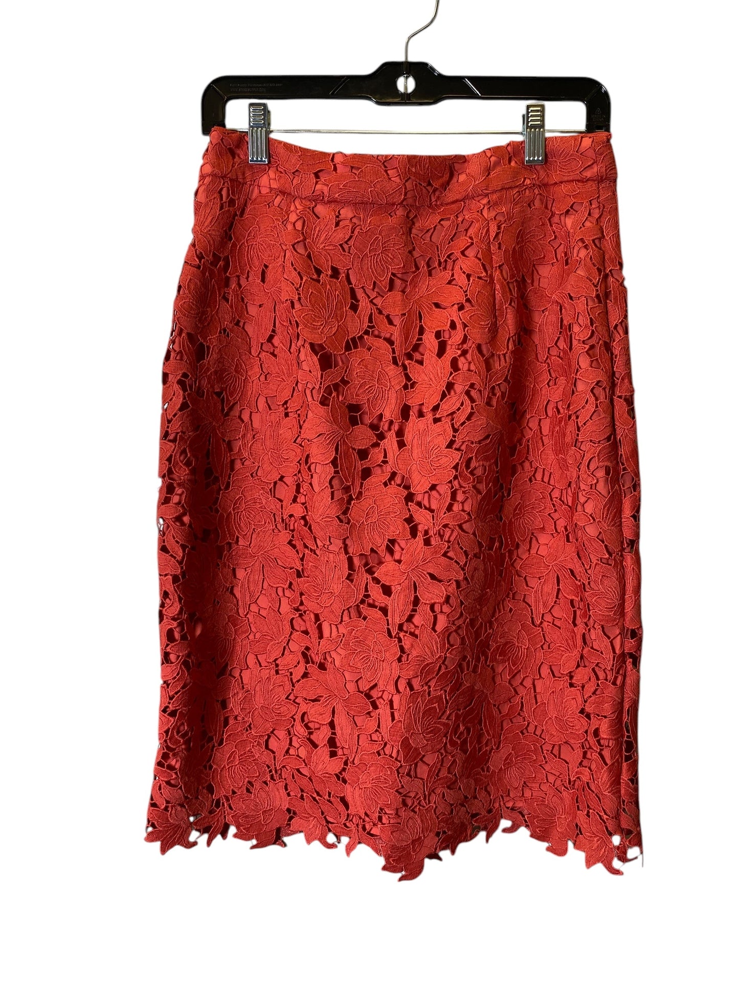 Skirt Midi By Skies Are Blue In Orange, Size: S