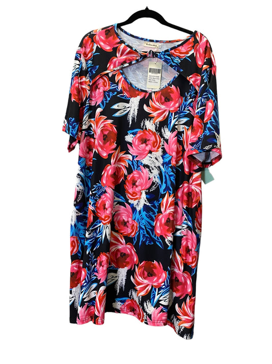 Dress Casual Short By Cmc In Floral Print, Size: 3x