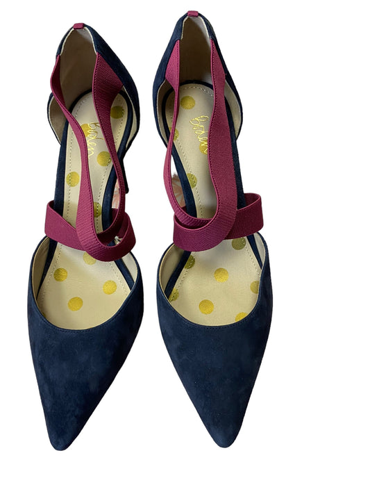 Shoes Heels Kitten By Boden In Navy, Size: 10.5