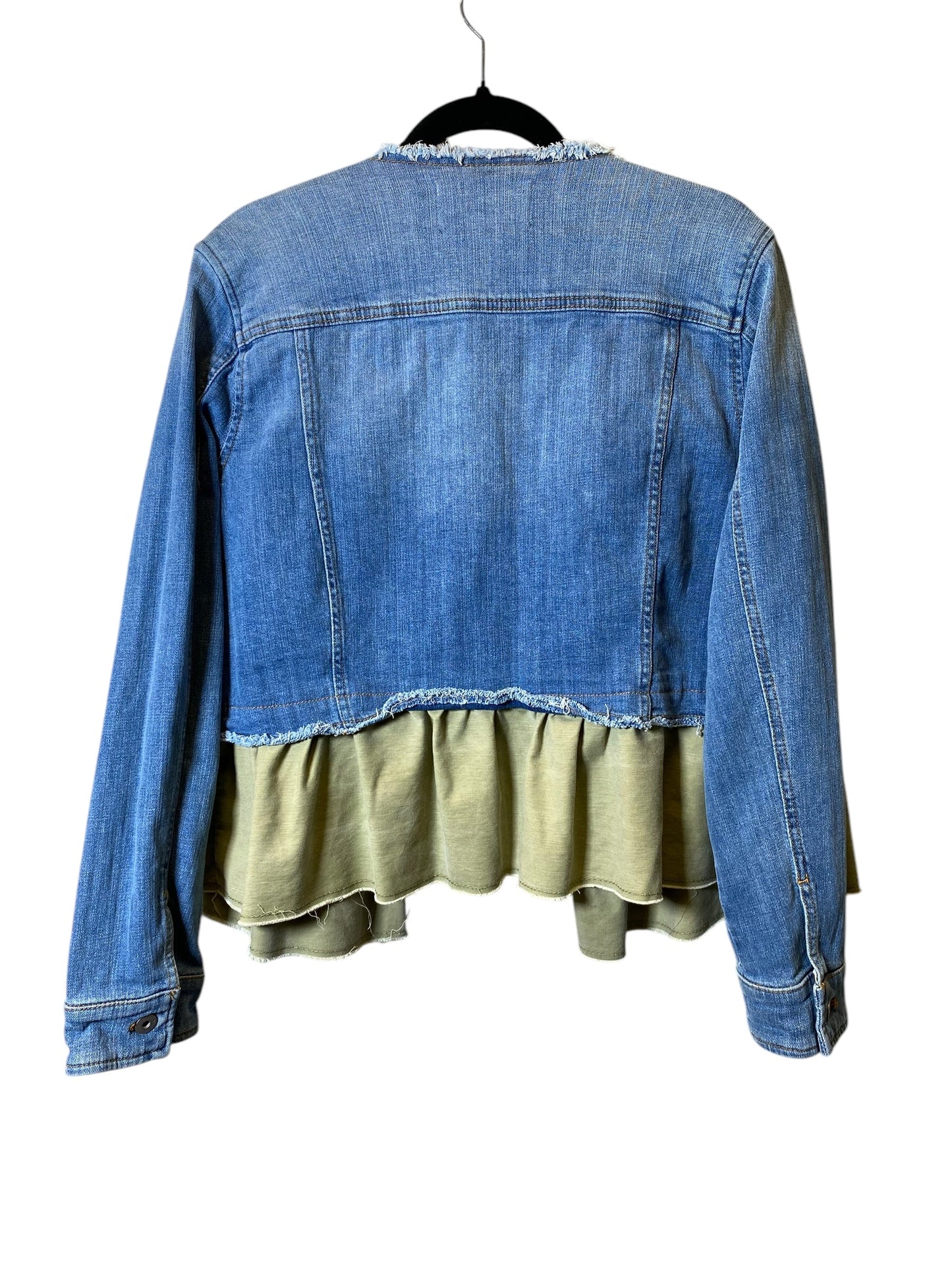 Jacket Denim By Pilcro In Blue, Size: L