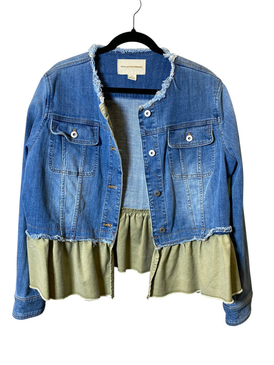 Jacket Denim By Pilcro In Blue, Size: L