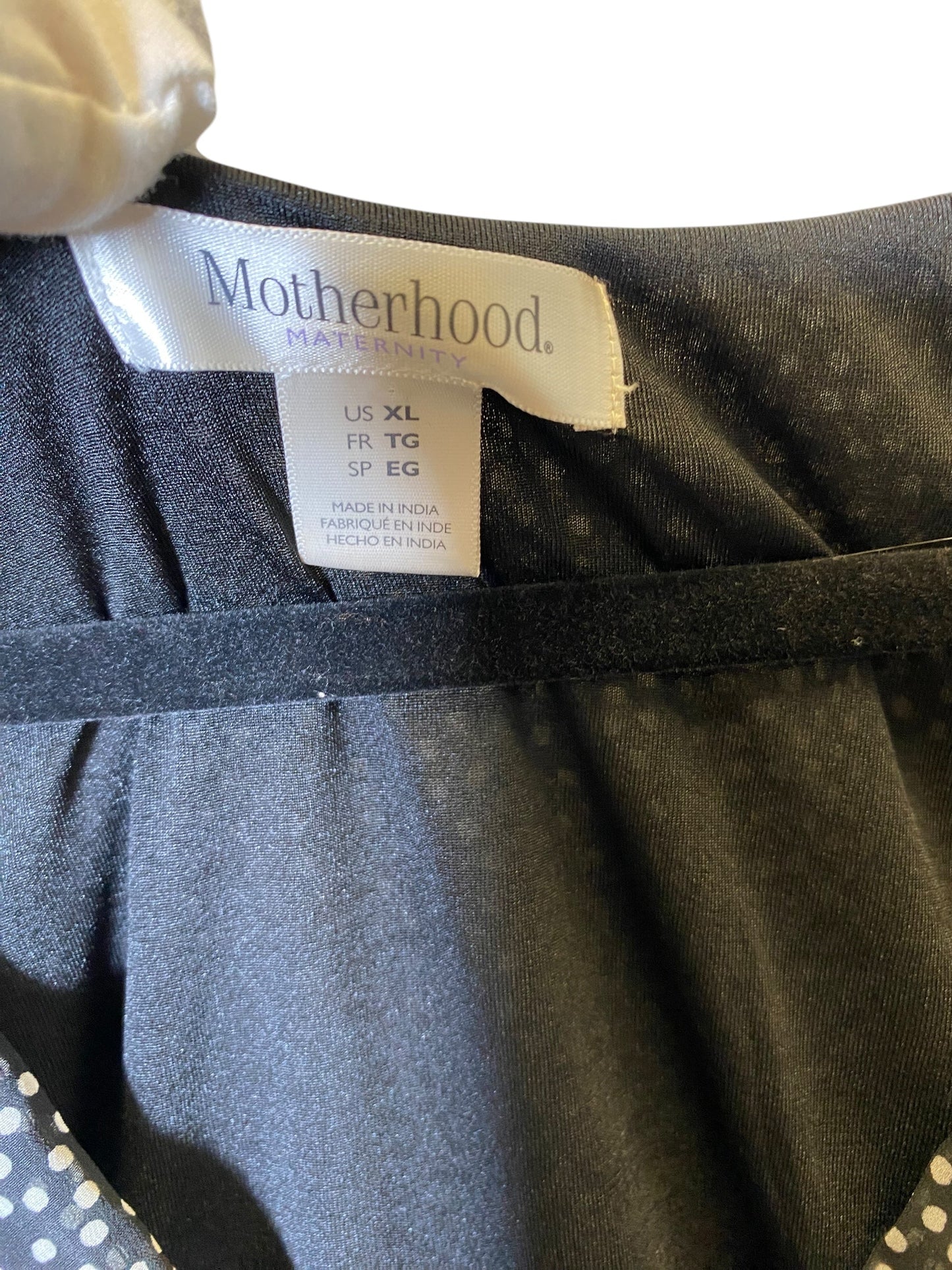 Dress Casual Midi By Motherhood In Black & White, Size: Xl