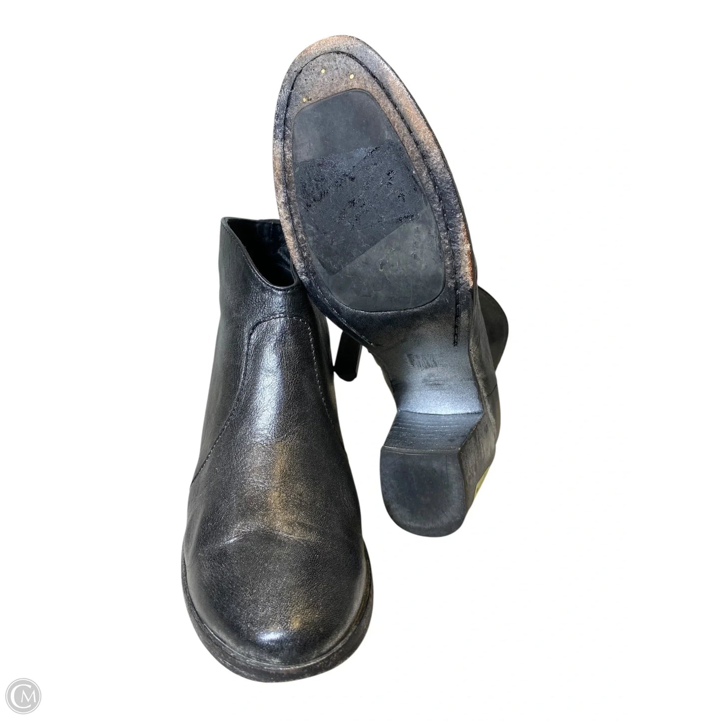 Boots Ankle Heels By Frye In Silver, Size: 5.5