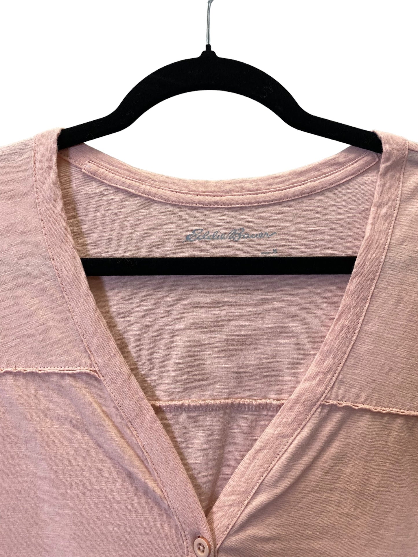 Peach Top Long Sleeve Basic Eddie Bauer, Size M