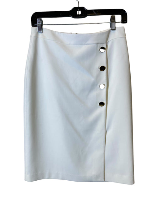 Skirt Mini & Short By Tahari By Arthur Levine In White, Size: 8