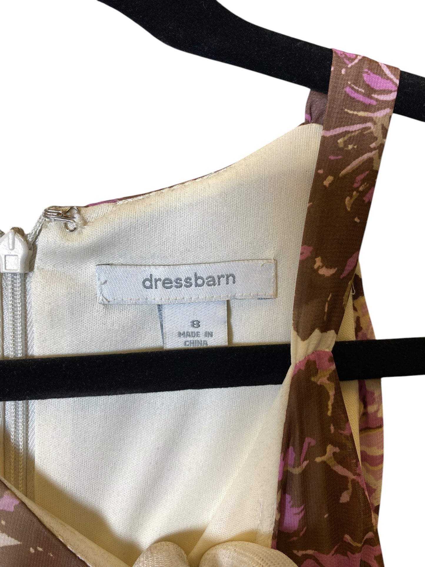 Dress Casual Midi By Dressbarn In Floral Print, Size: 8