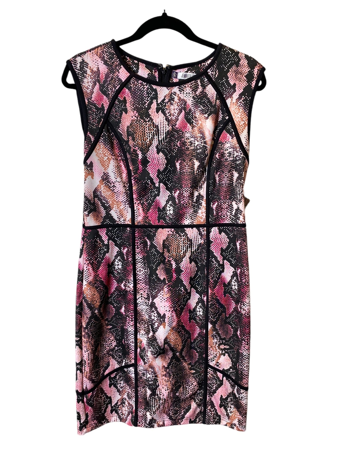 Dress Work By Jennifer Lopez In Snakeskin Print, Size: 12