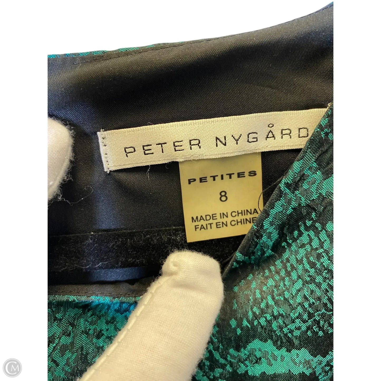 Dress Work By Peter Nygard In Green, Size: M