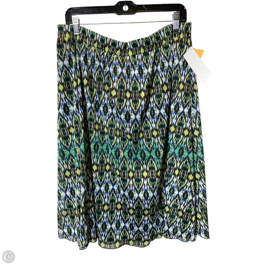 Skirt Midi By Dressbarn In Multi-colored, Size: 2x