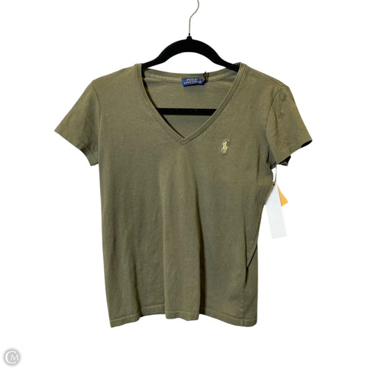 Top Short Sleeve Basic By Polo Ralph Lauren In Green, Size: S