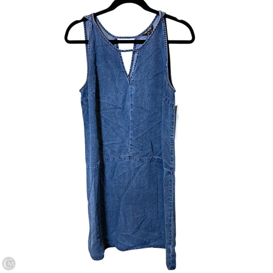 Dress Casual Short By Nic + Zoe In Blue Denim, Size: M