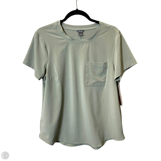 Top Short Sleeve Basic By Eddie Bauer In Green, Size: M