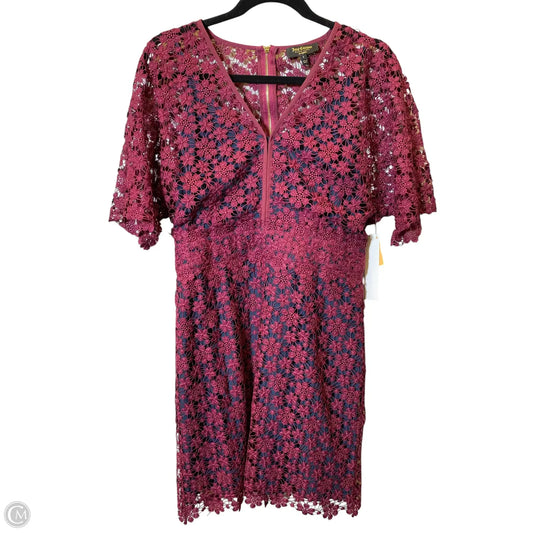 Dress Party Midi By Juicy Couture In Maroon, Size: S