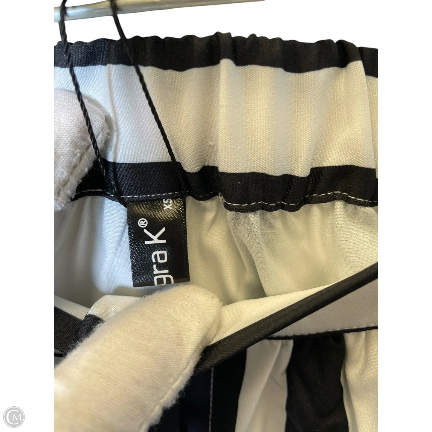 Skirt Midi By Allegory In Striped Pattern, Size: Xs