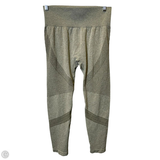 Athletic Leggings By Cmc In Green, Size: L