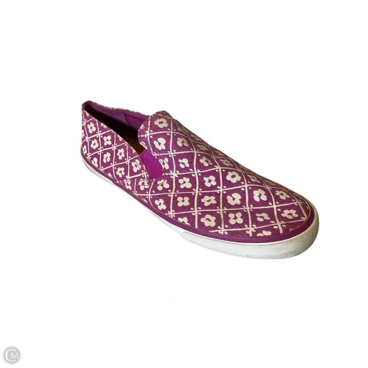 Shoes Designer By Tory Burch In Pink & White, Size: 10