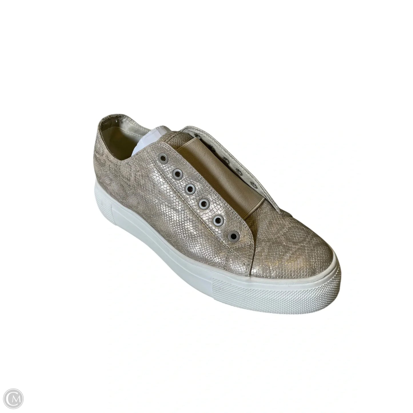 Shoes Athletic By Very Volatile In Gold, Size: 7.5