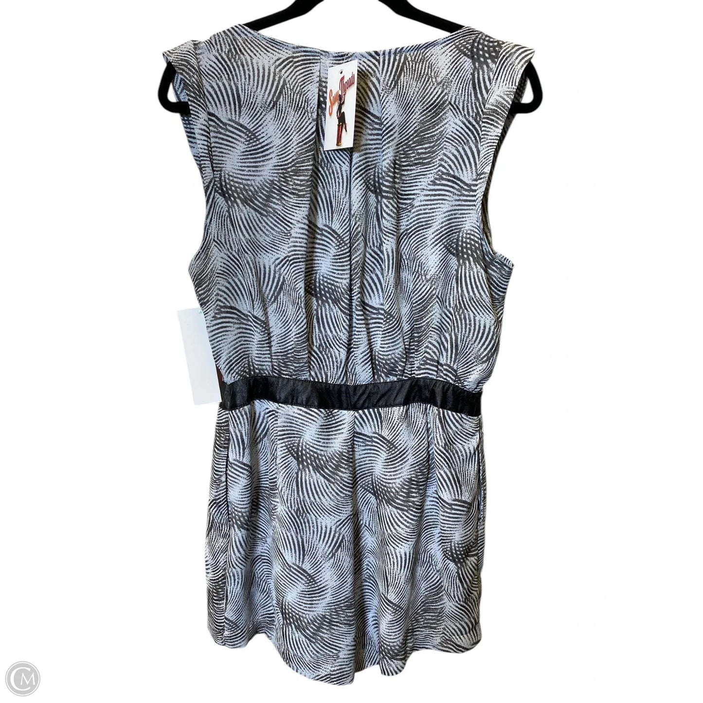 Romper By Silence And Noise In Black & Grey, Size: 10