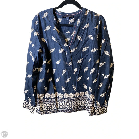 Top Long Sleeve By Tommy Bahama In Multi-colored, Size: L