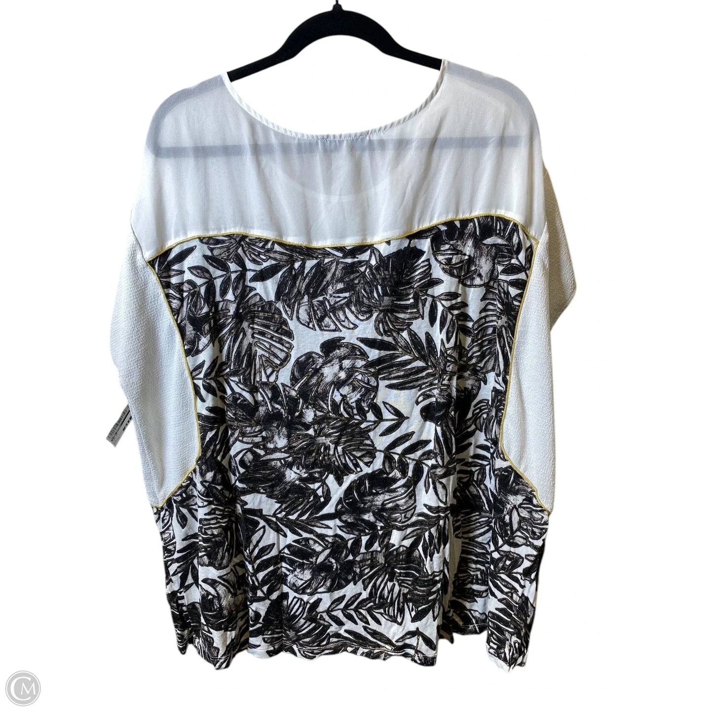 Top Short Sleeve By Lane Bryant In Multi-colored, Size: 3x