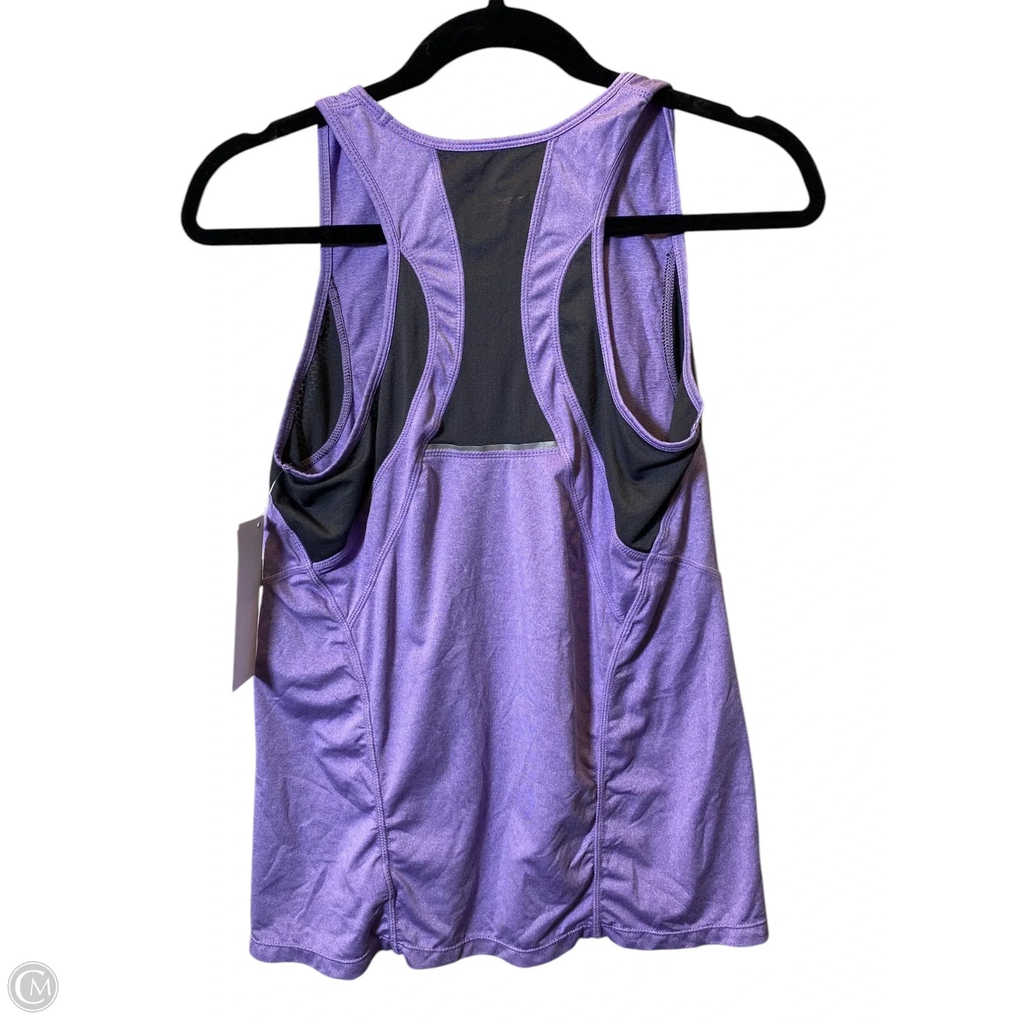 Top Sleeveless By Reebok In Grey & Purple, Size: S