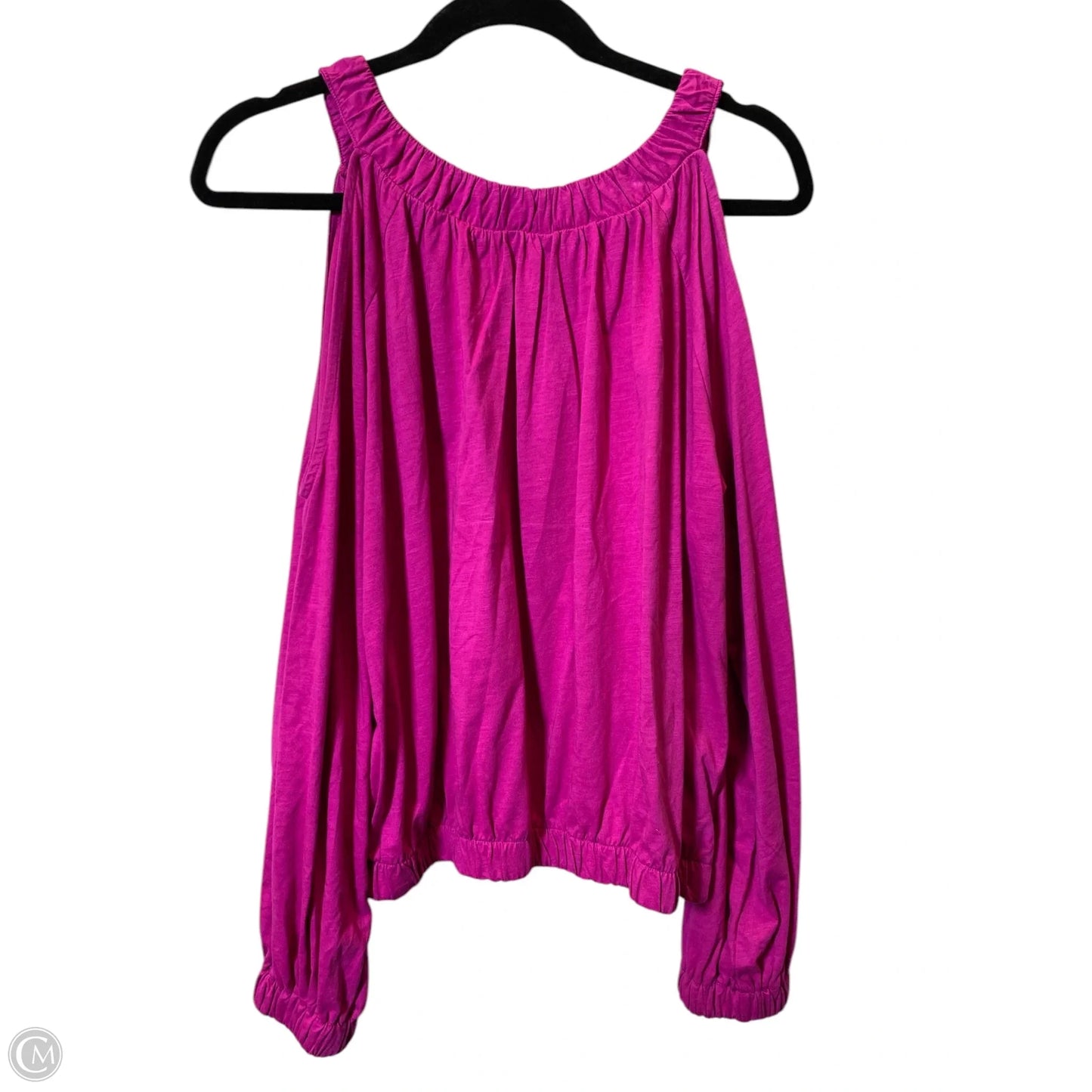 Top Long Sleeve By International Concepts In Mauve, Size: M
