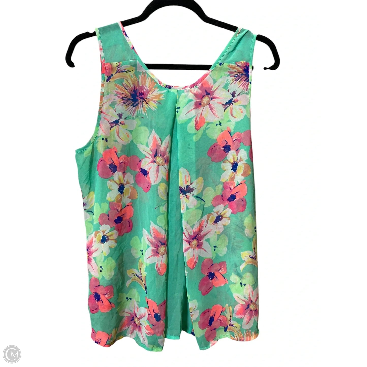 Top Sleeveless By Candies In Multi-colored, Size: Xl