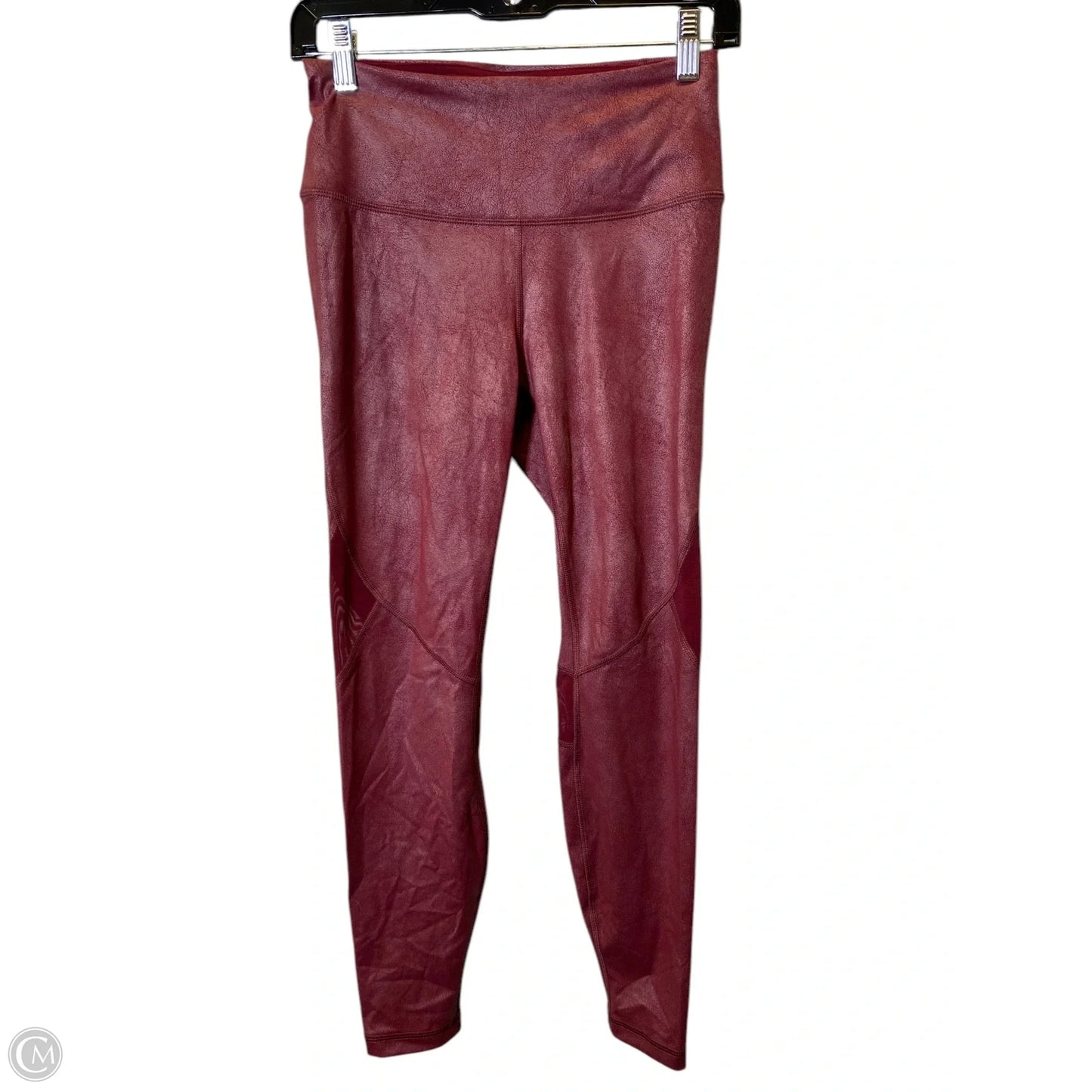 Athletic Leggings By Cmc In Red, Size: S