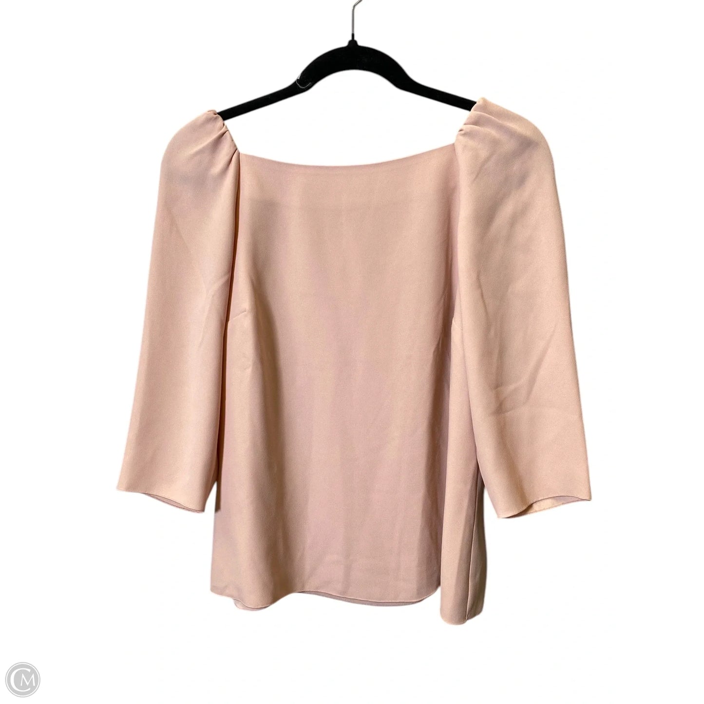Top 3/4 Sleeve By Ann Taylor In Peach, Size: S