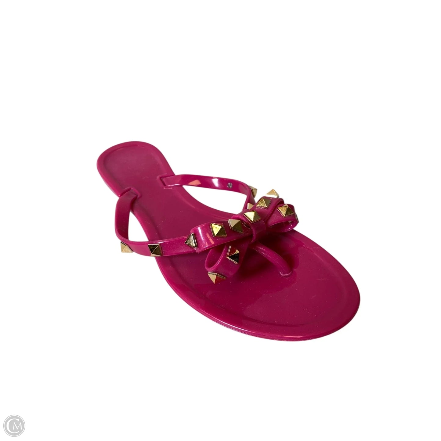 Sandals Flip Flops By Cmc In Gold & Pink, Size: 8.5