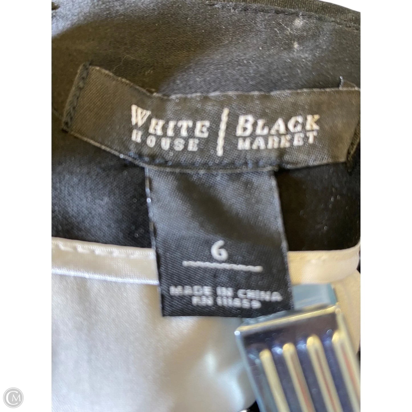 Skirt Mini & Short By White House Black Market In Black & White, Size: 6