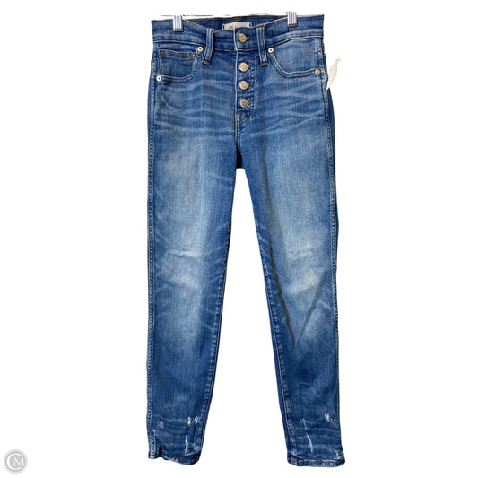Jeans Straight By Madewell In Blue, Size: 0