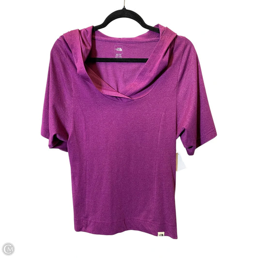 Athletic Top Short Sleeve By The North Face In Mauve, Size: Xs