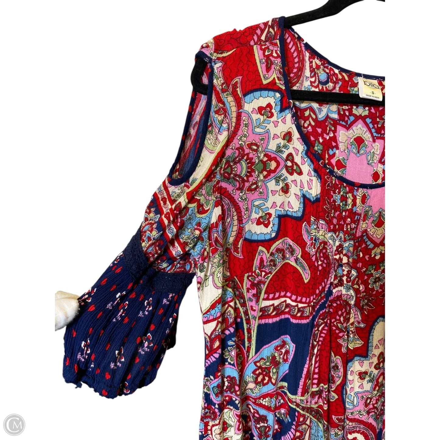 Top Short Sleeve By Bila In Multi-colored, Size: S