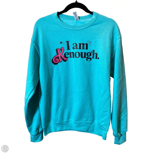 Sweatshirt Crewneck By Jerzees In Aqua, Size: S
