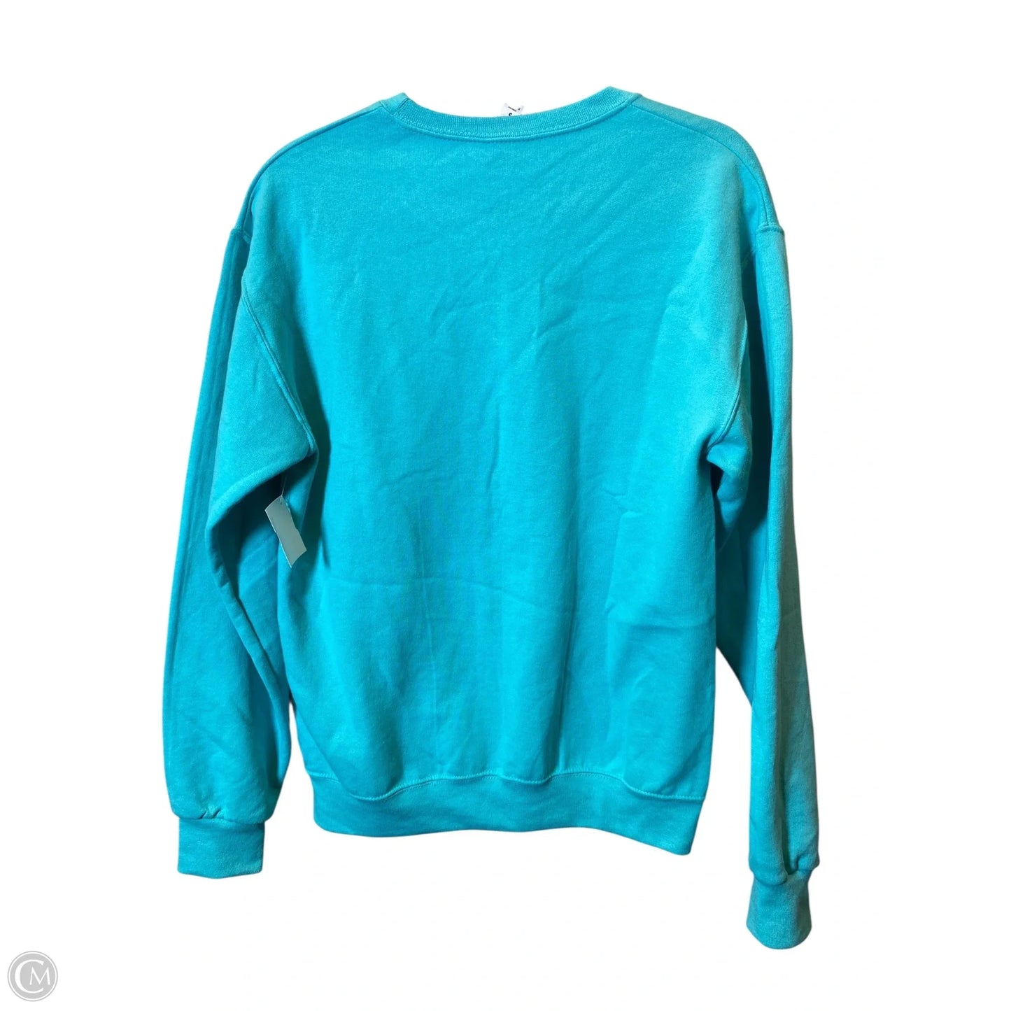 Sweatshirt Crewneck By Jerzees In Aqua, Size: S