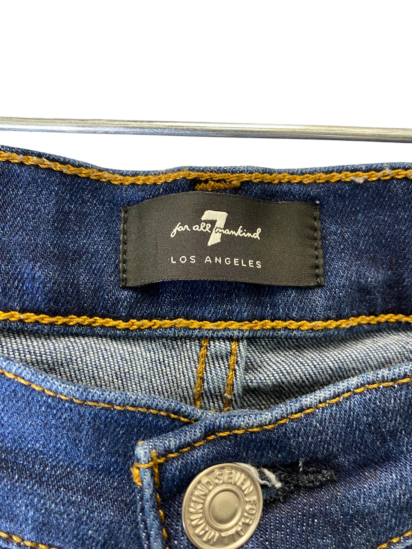 Jeans Straight By 7 For All Mankind In Blue, Size: 10