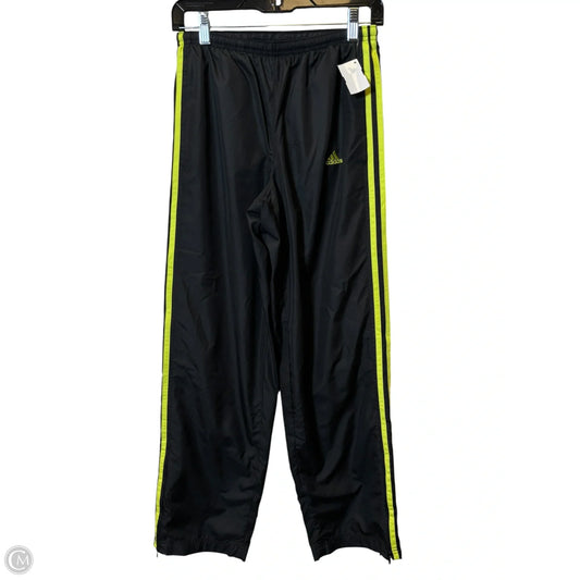 Athletic Pants By Adidas In Black & Green, Size: S