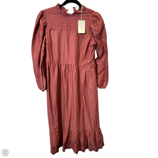 Dress Casual Midi By Universal Thread In Brown, Size: S