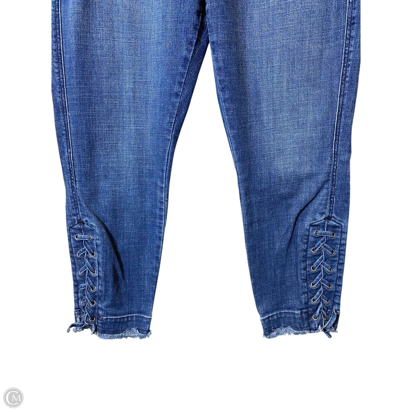 Jeans Cropped By Liverpool In Blue, Size: 12