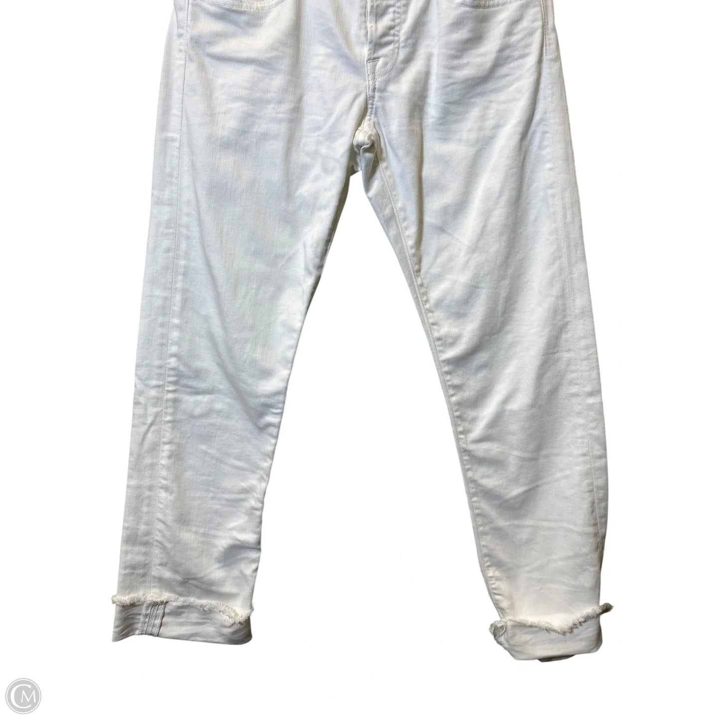 Jeans Cropped By Lucky Brand In White, Size: 6