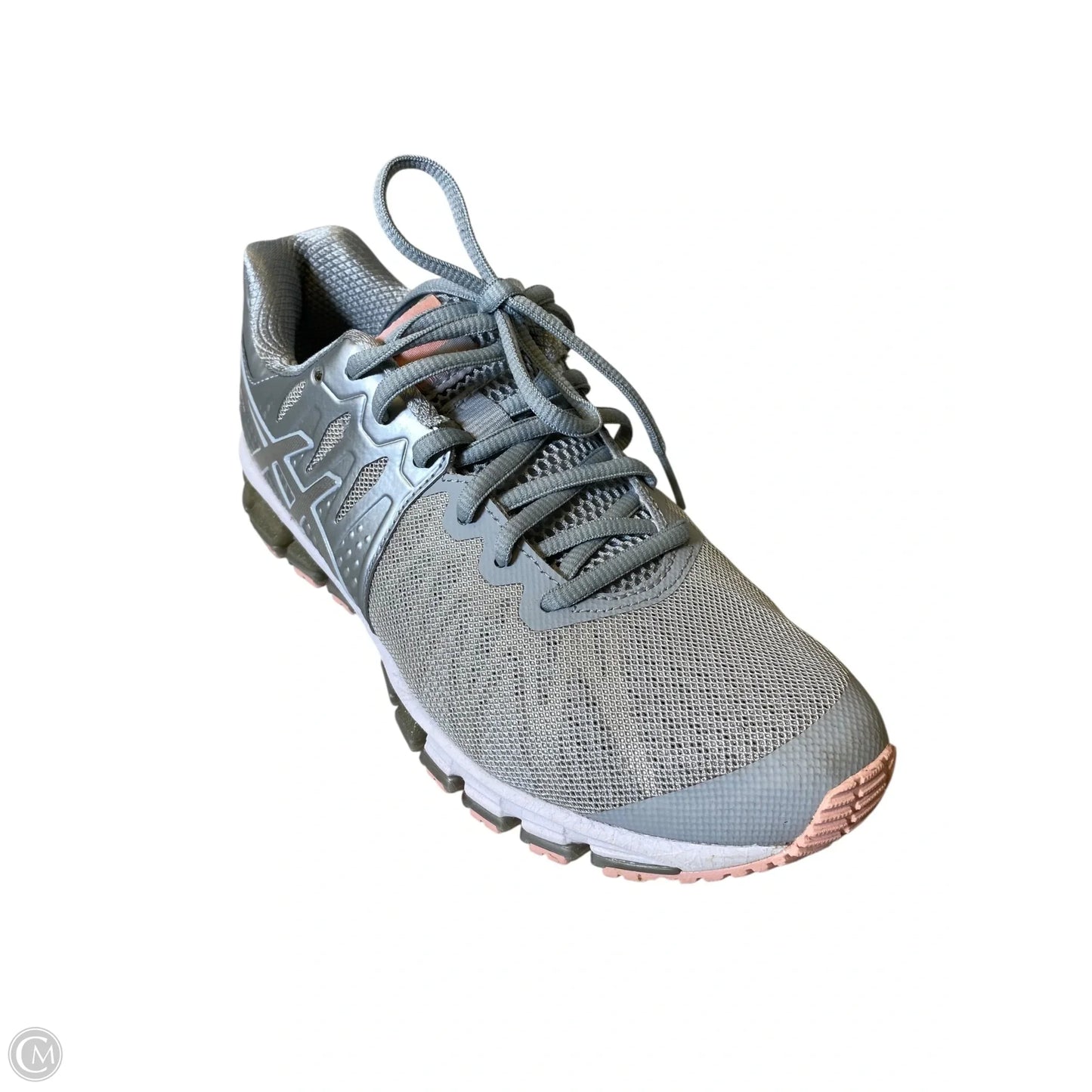 Shoes Sneakers By Asics In Grey, Size: 7.5