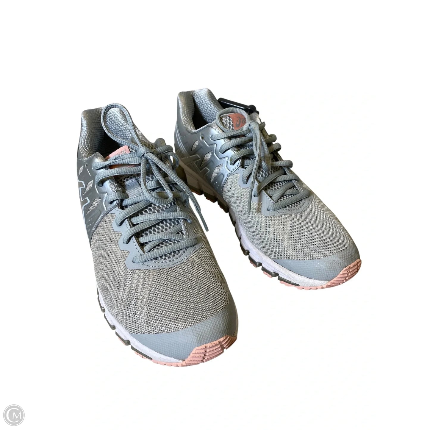 Shoes Sneakers By Asics In Grey, Size: 7.5